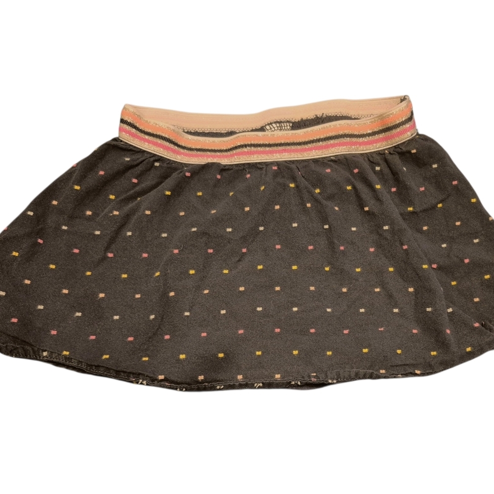 ⭐️⭐️5/$15 Healthtex Black Skater Skort with Pink & Yellow Dot Accents